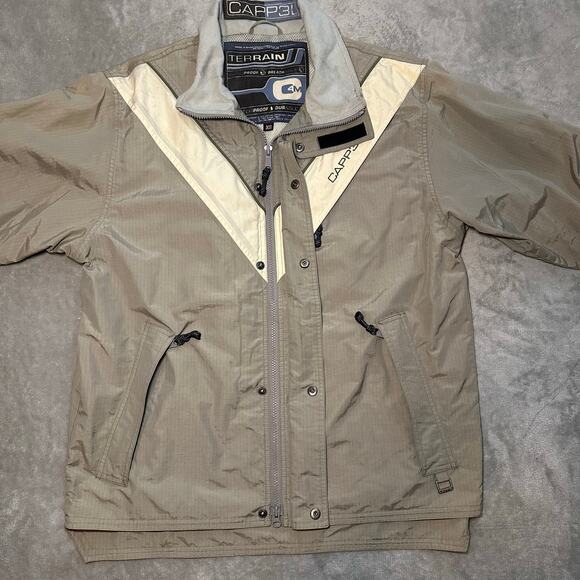 Capp3l Terrain Ride Snowboard Jacket Unisex Size XS Waterproof Breathable Beige - Picture 4 of 15